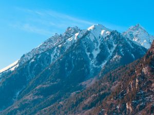 Горы Домбая летом